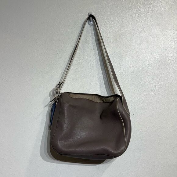 Kate Spade Taupe Pebble Leather Shoulder Bag - Picture 15 of 16